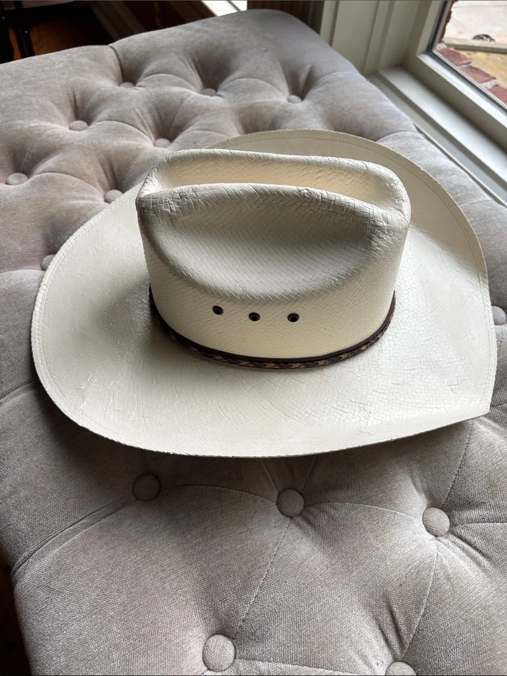 Justin straw 10Xxxxxxxxxx cowboy hat